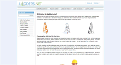 Desktop Screenshot of ladders.net