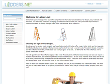 Tablet Screenshot of ladders.net